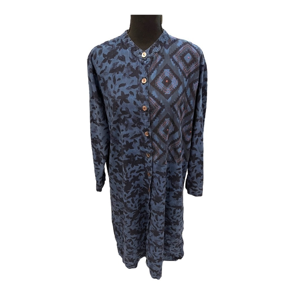 Marketplace Handwork of India Boho Patchwork Tunic Large